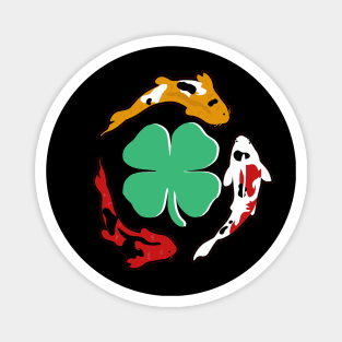 koi fish retro st patricks day tee Magnet